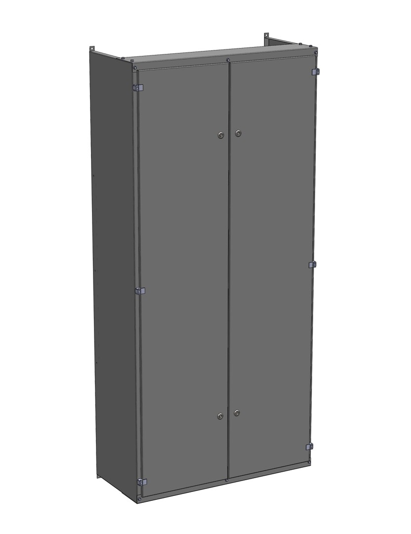 Suojakaappi latauskeskukselle, seinäasennus 890mm Ahma LKS890