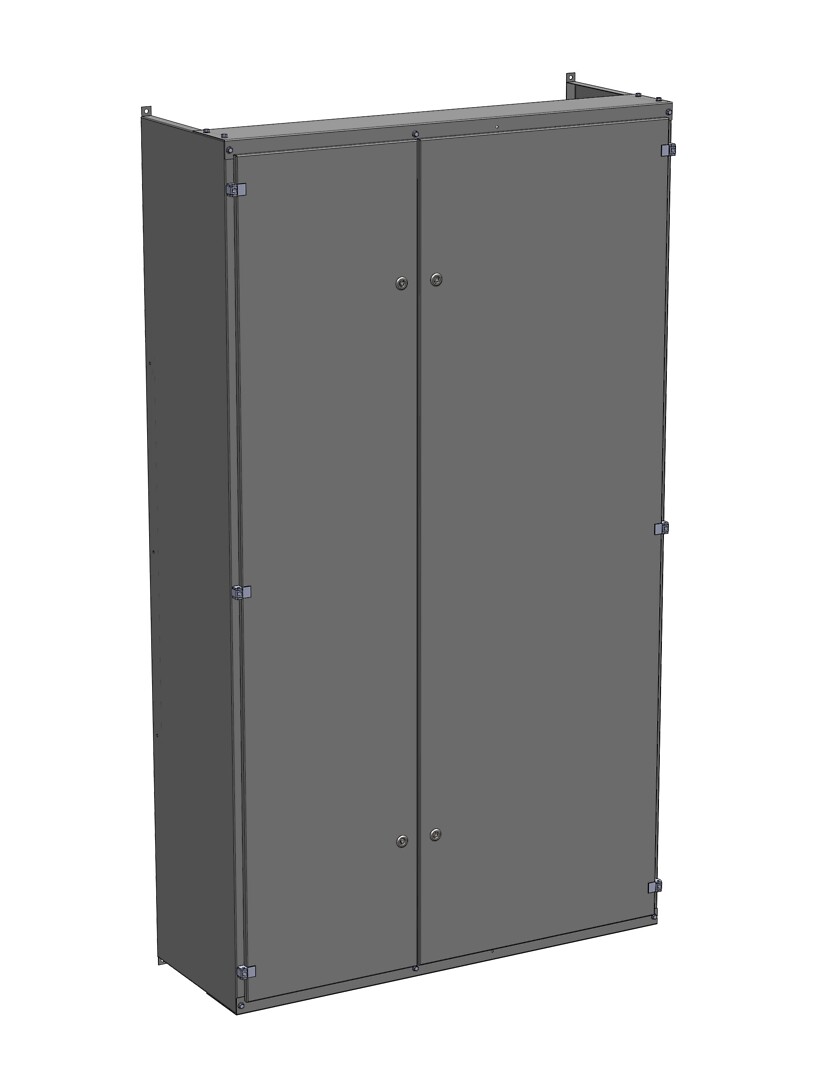 Suojakaappi latauskeskukselle, seinäasennus 1090mm Ahma LKS1090