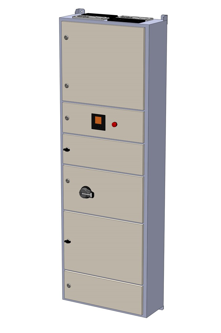 Latauskeskus, seinäasennus, yksikenttäinen 250A Ahma LKY25610