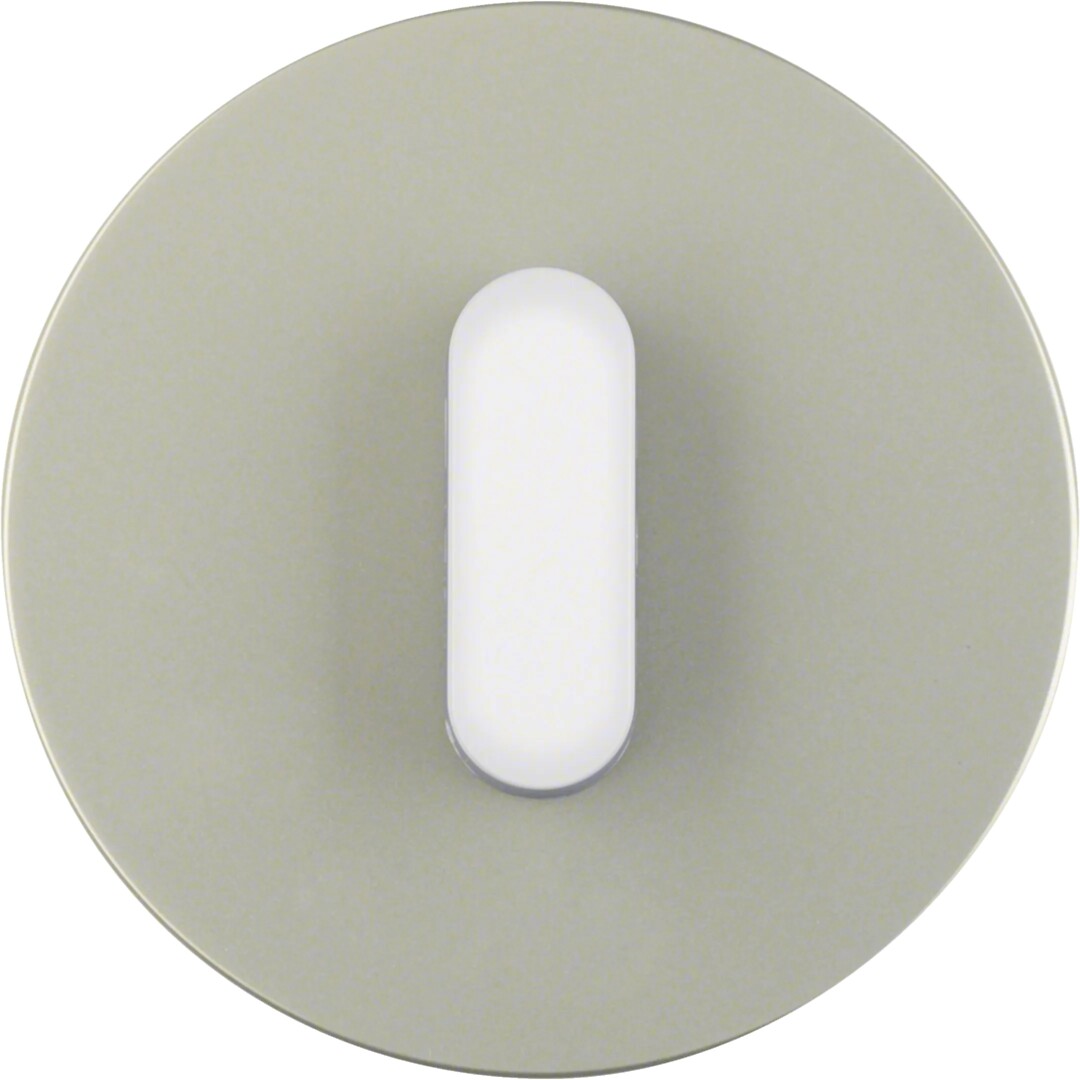 Peitelevy 1-os. väänt. kytk./pain., R.classic, ruostumaton teräs/puhtaanvalk.
