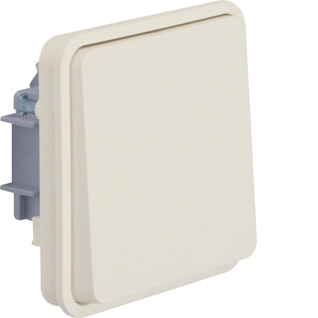Ristikytkinrunko (7) 10AX/250VAC, W.1, puhtaanvalkoinen