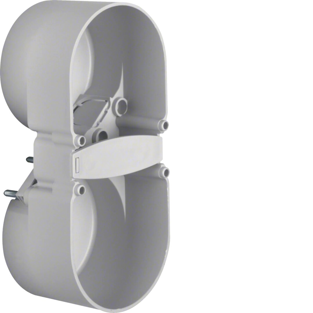 Kosketussuojarasia 2-osainen d=49mm s=37mm yhdellä vedonpoistimella, harmaa