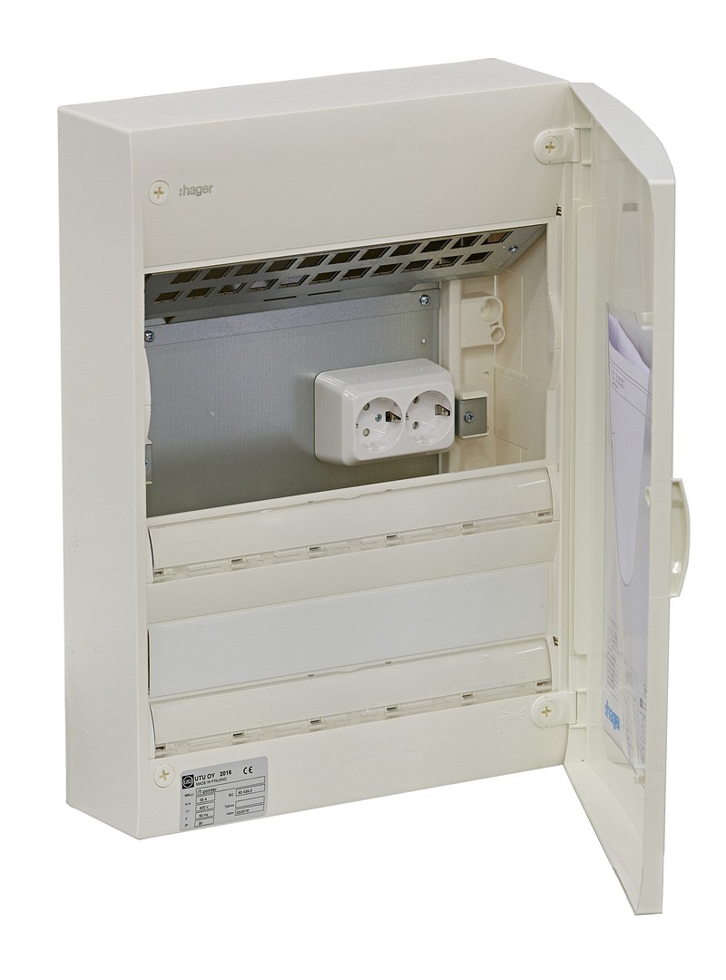 Data-asennuskotelo GD318 IP30 pinta, 22xRJ45, 131x355x500