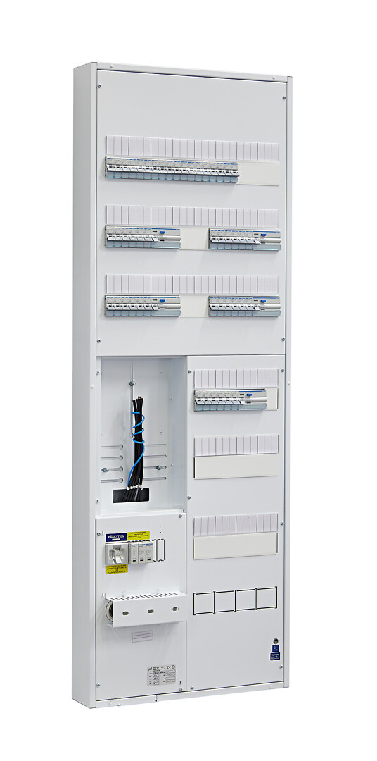 Mittauskeskus IP30 pinta/uppo In=63A, 1T, JSK 24xC10A+24xC16A, 5xVVSK, YJS