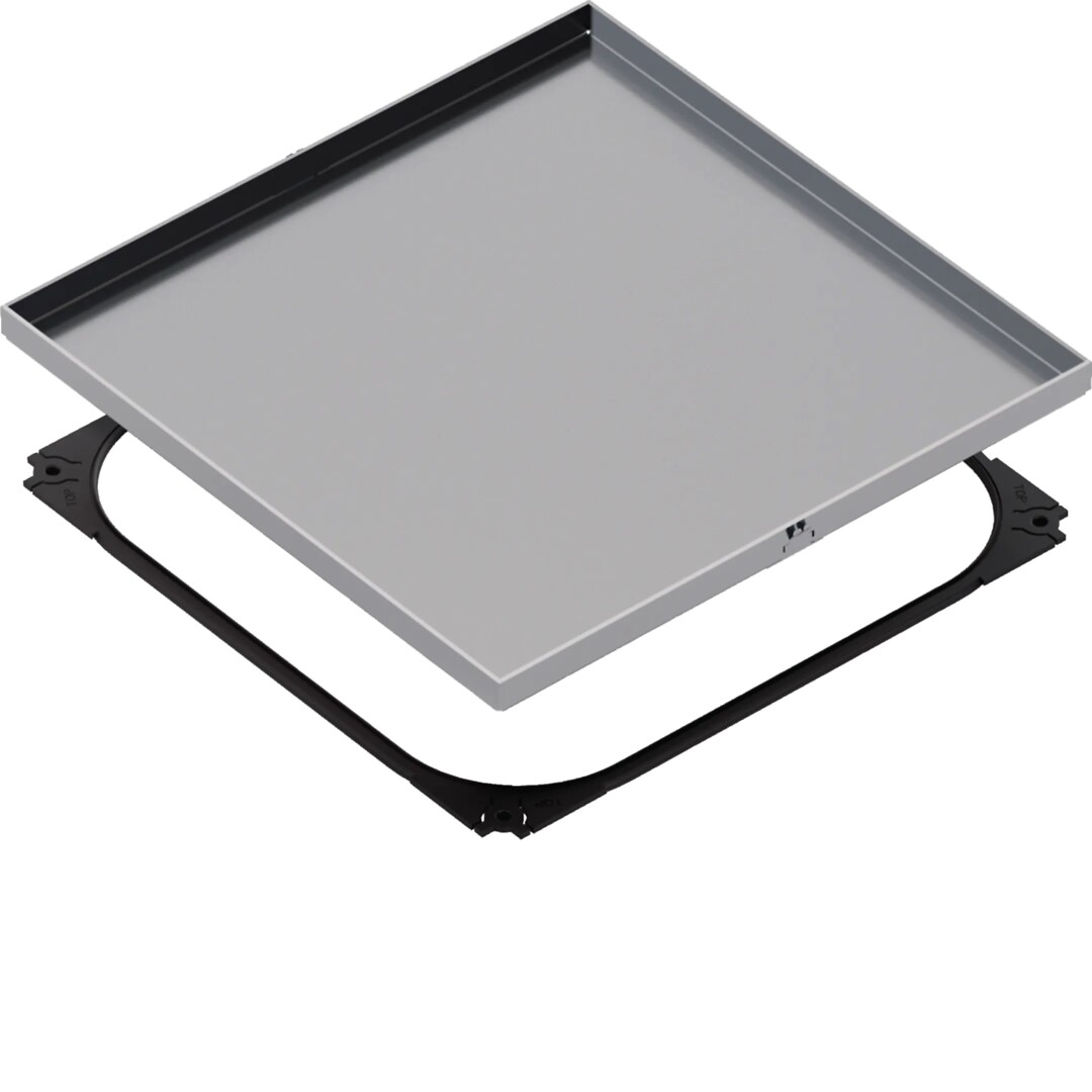 Umpikansi rungolle IP54 5kN Q16 320×320 15mm ruostumaton teräs