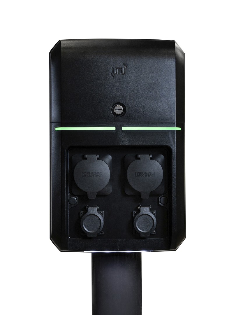 UTUMaX 3v32A> 2xT2 PR 11 kW ja 2xsuko VVJS+DC 6mA IP44 IK10 MID-kWh OT