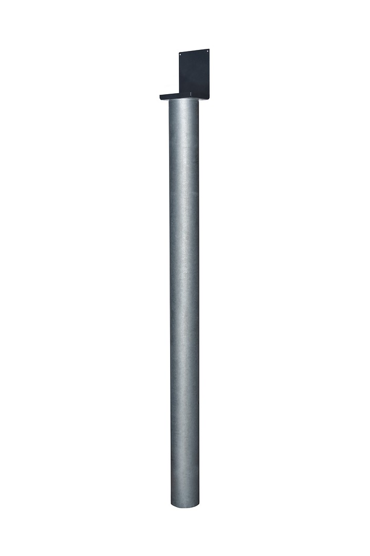 UTU-X maa-asennuspylväs ø114mm, yhdelle latauslaitteelle