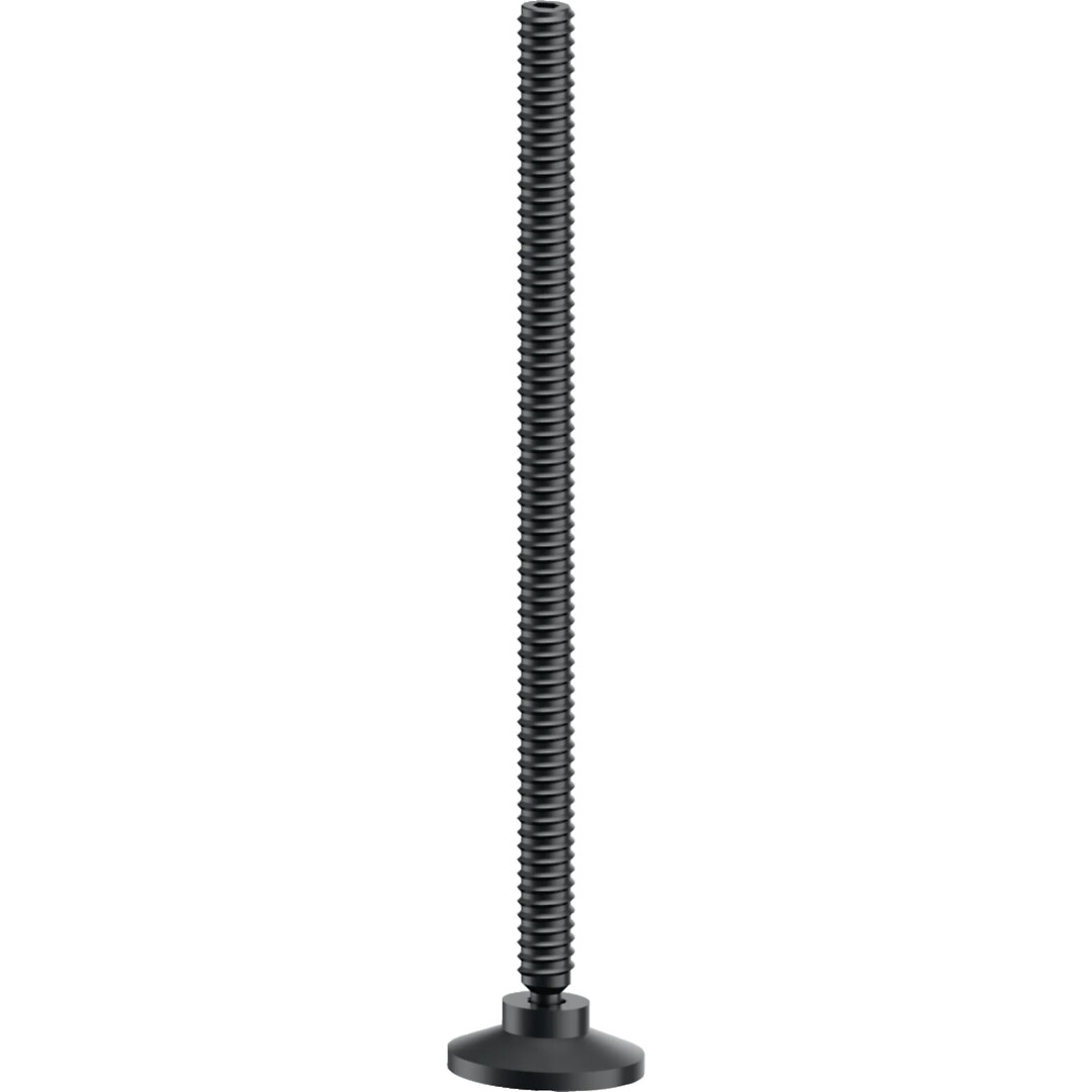 Korkeudensäätösarja M8x160mm, 8 kpl, ruuvi ja jalusta vaimennuksella BKB/BKG