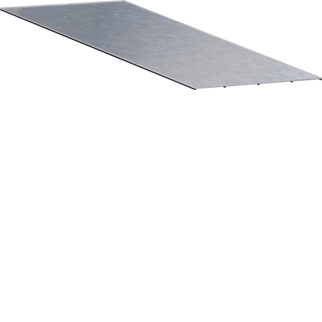 Umpikansi pinnoitesyv. lattiakanavalle BKGD 500×60/80 pituus 1m, sinkitty teräs