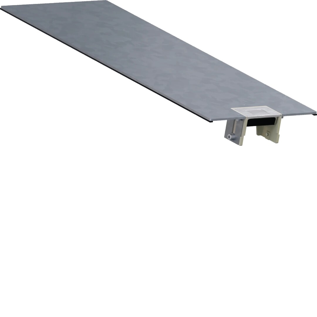 Kansi ulosottoaukolla lattiakanavalle BKGD 200×60 pituus 0,5m, sinkitty teräs
