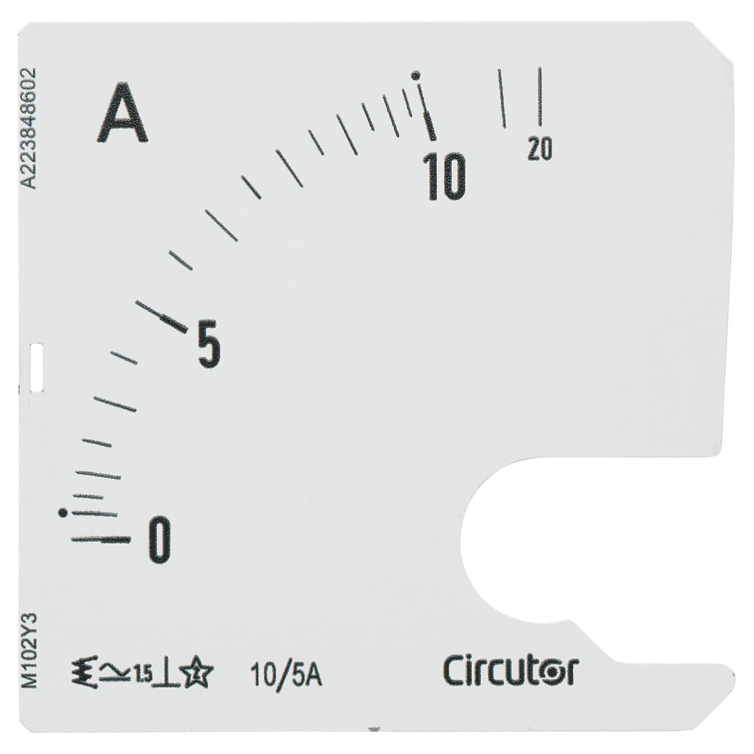 Asteikko SEC72 10/5A steikko 90º, P2 mittarille EC72 M10220