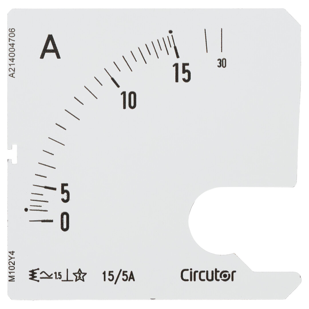 Asteikko SEC72 15/5A steikko 90º, P2 mittarille EC72 M10220