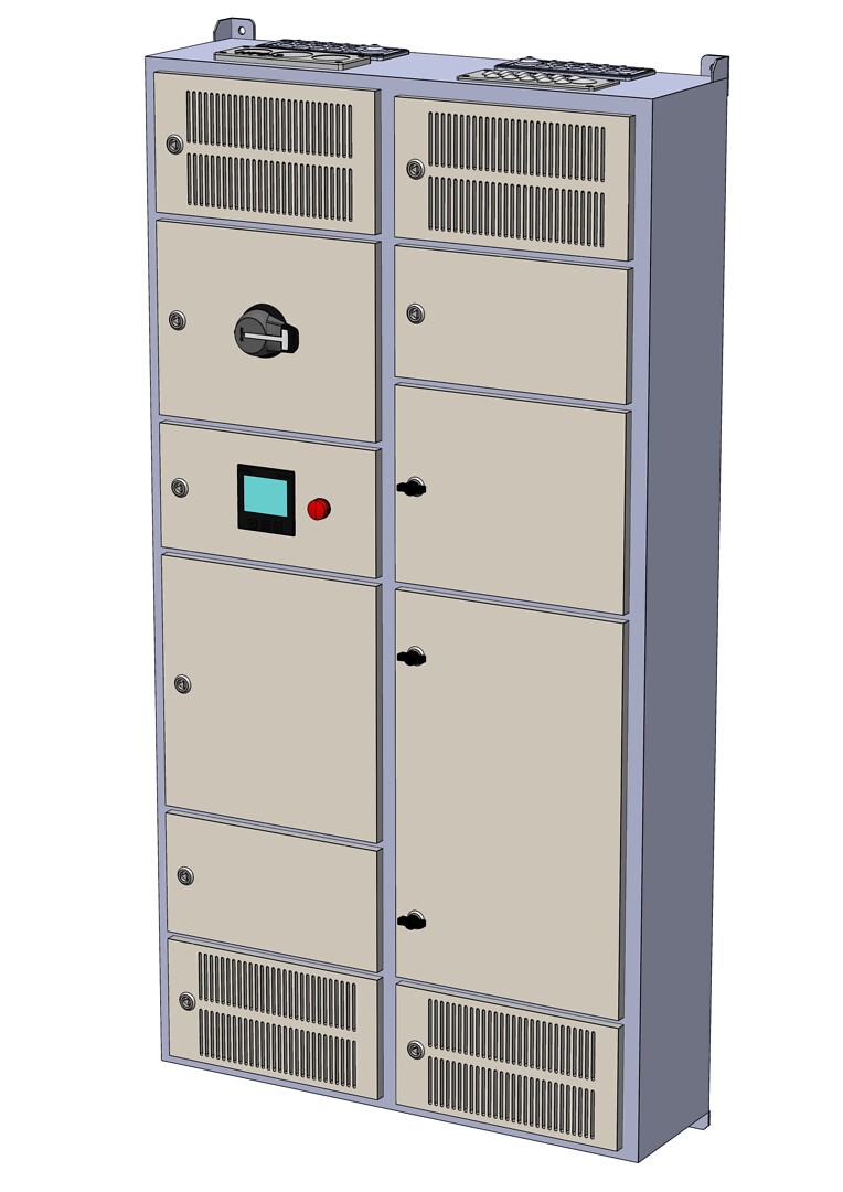 Latauskeskus, Ahma LK12116X (80A / 100A / 125A), lähdöt 16A