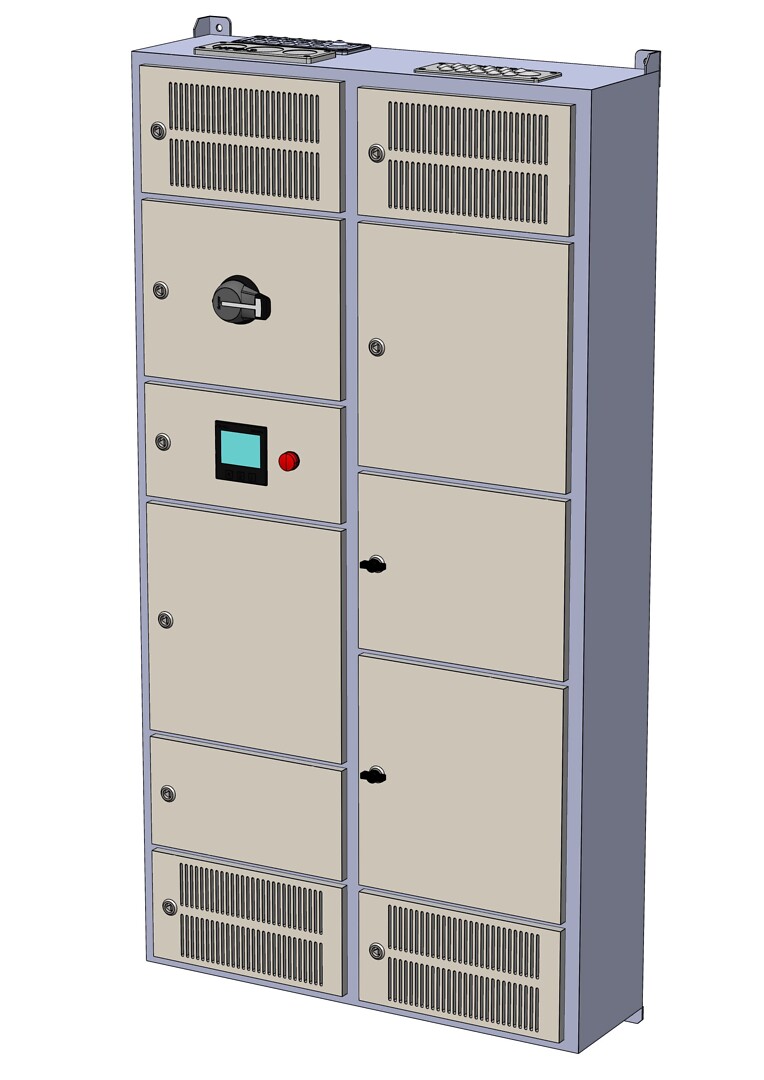 Latauskeskus, Ahma LK12406X (80A / 100A / 125A), lähdöt 40A