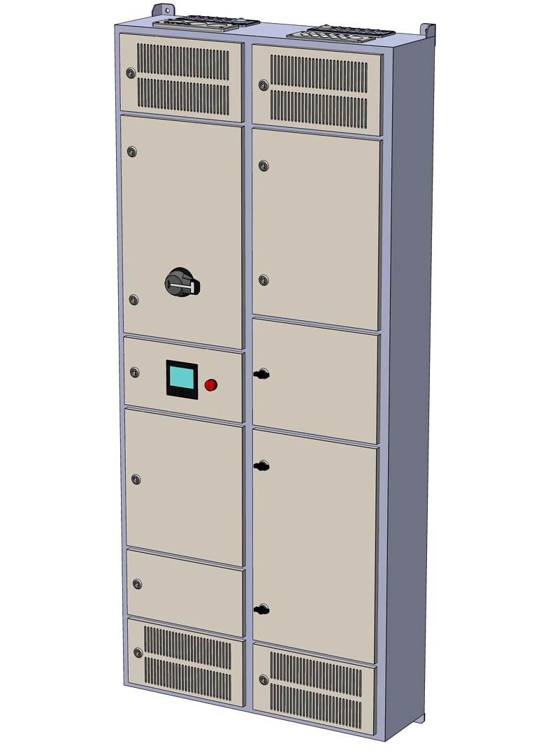 Latauskeskus, Ahma LK16412X (100A / 125A / 160A), lähdöt 40A