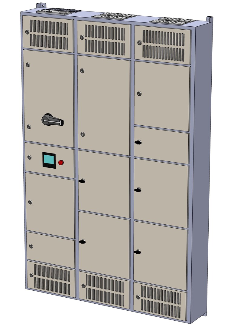 Latauskeskus, Ahma LK25148X (160A / 200A / 250A), lähdöt 16A