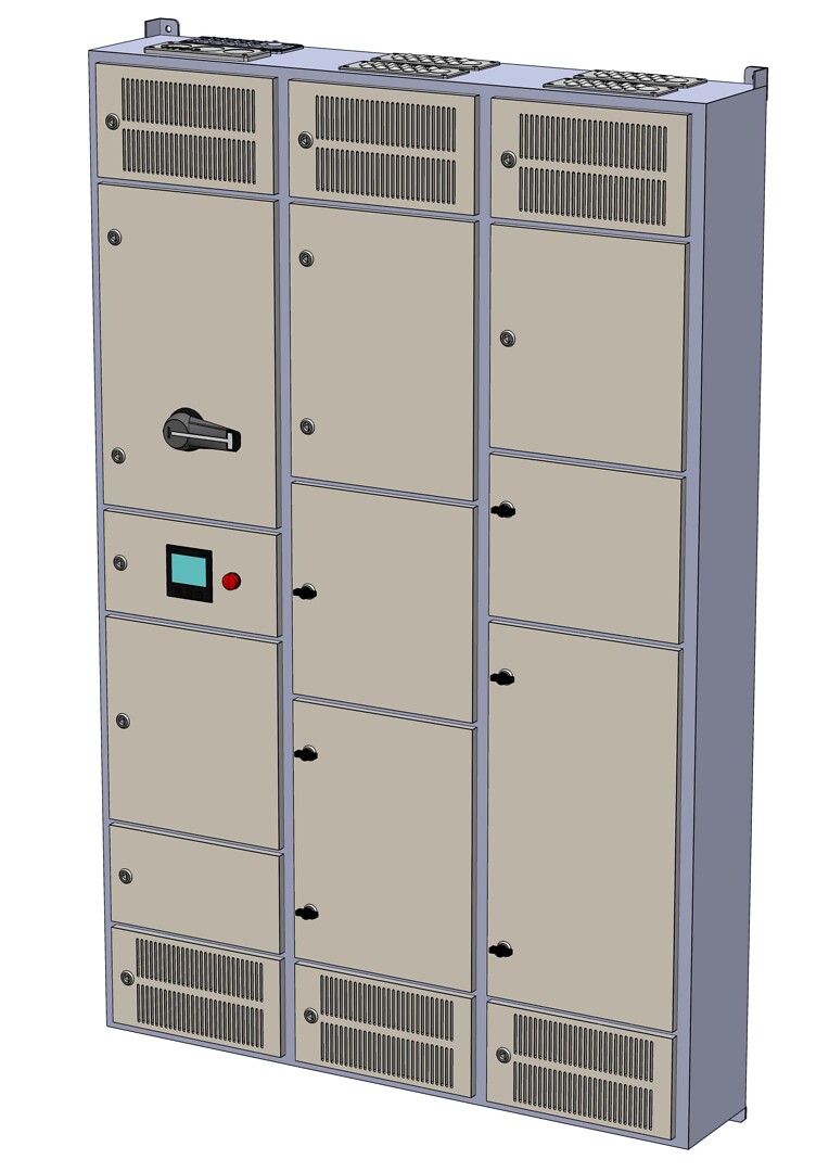 Latauskeskus, Ahma LK25236X (160A / 200A / 250A), lähdöt 20A