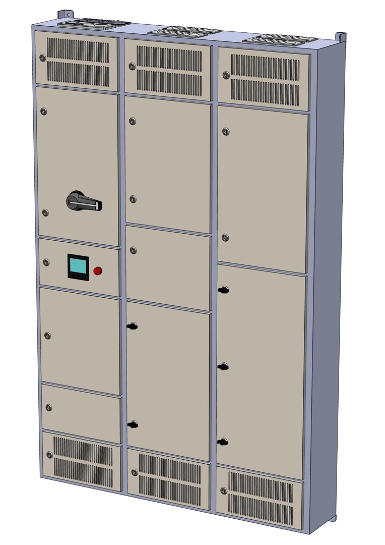 Latauskeskus, Ahma LK25324X (160A / 200A / 250A), lähdöt 32A