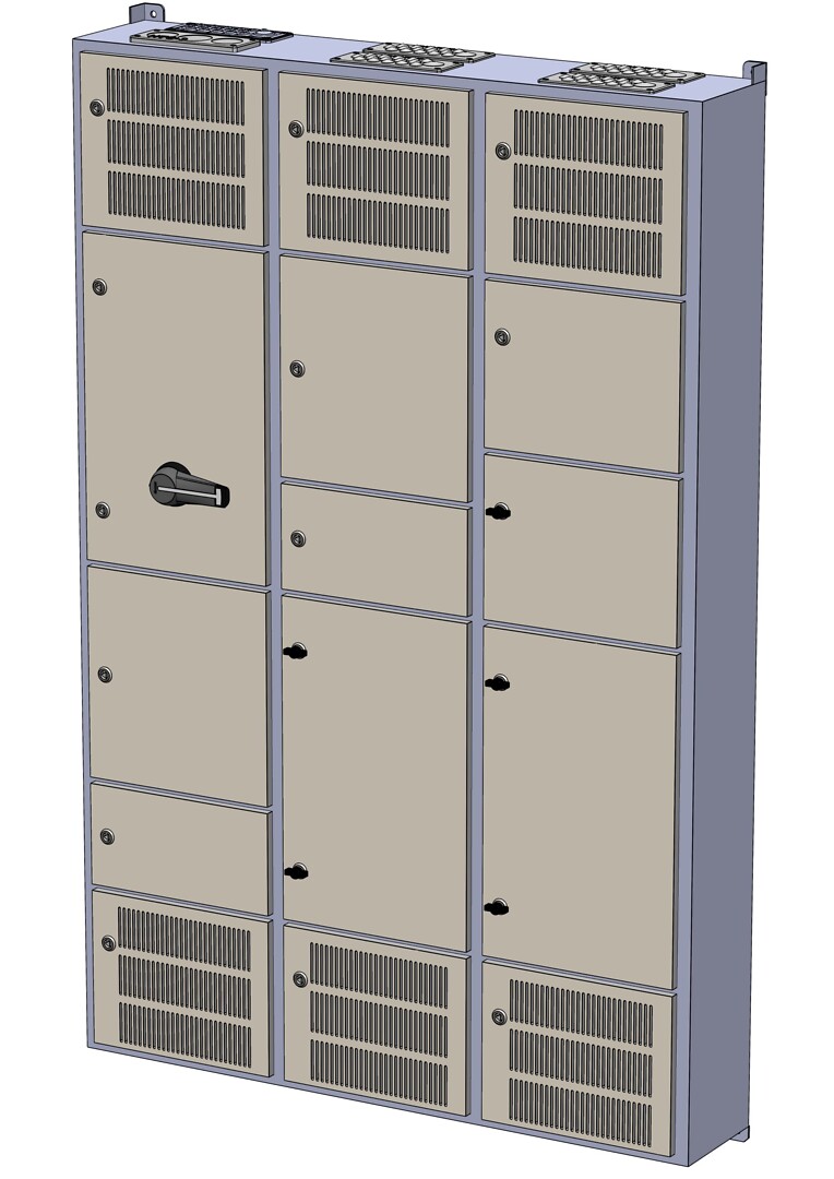 Latauskeskus, Ahma LK40424X (250A / 315A / 400A), lähdöt 40A