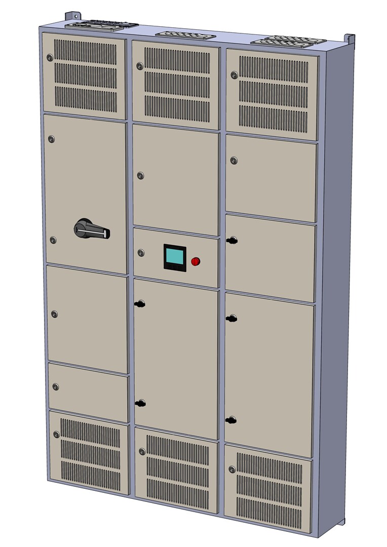 Latauskeskus, Ahma LK40616X (250A / 315A / 400A), lähdöt 63A