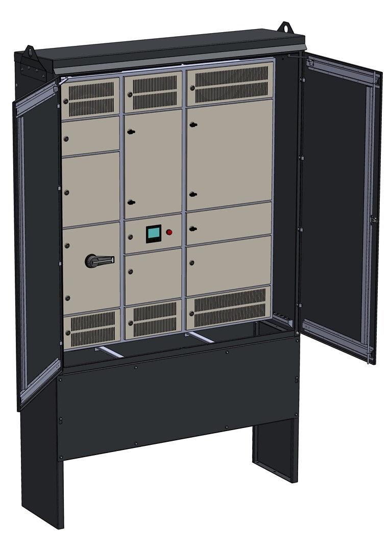 Latausjakokaappi, Ahma LJK25236VX (160A / 200A / 250A), lähdöt 20A (VVSK)
