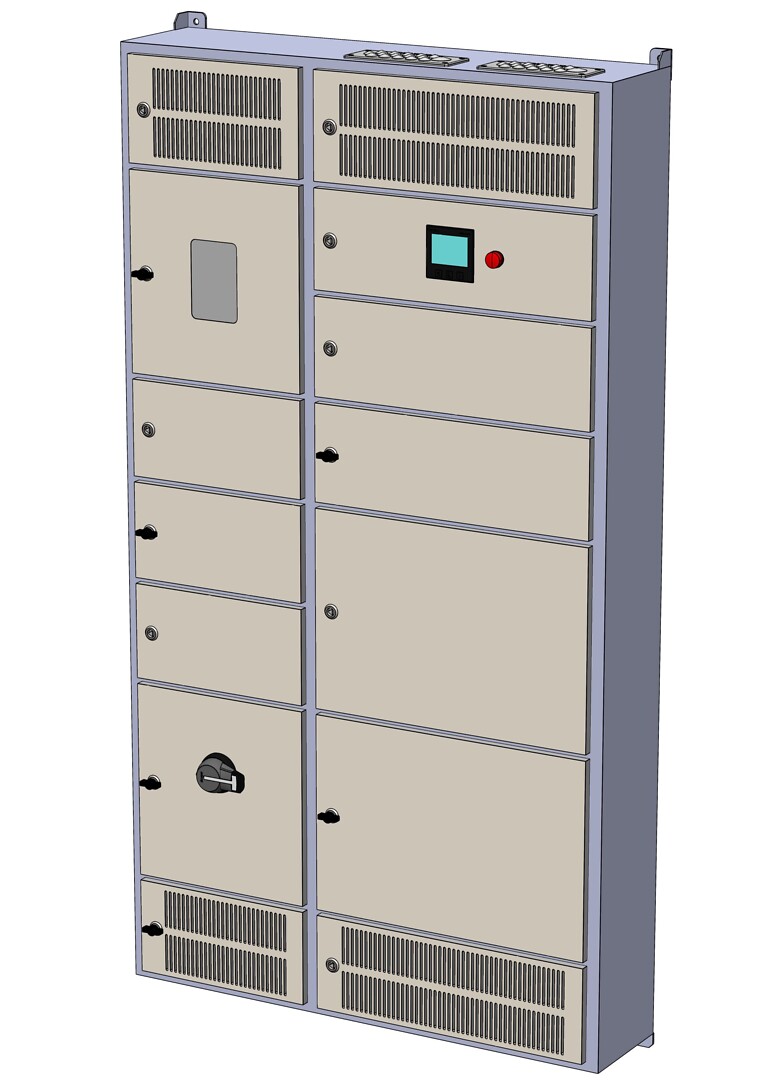 Latauskeskus, Ahma LKM12308VX (80A / 100A / 125A), lähdöt 32A (VVSK)