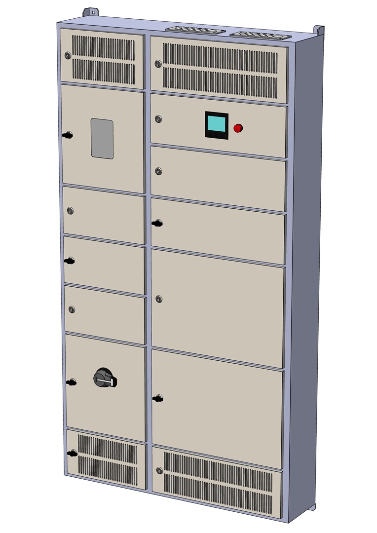 Latauskeskus, Ahma LKM12406X (80A / 100A / 125A), lähdöt 40A
