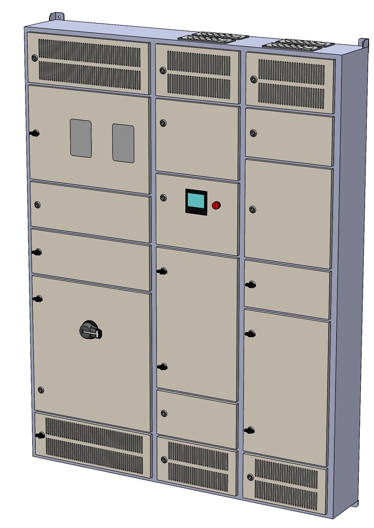 Latauskeskus, Ahma LKM16132VX (100A / 125A / 160A), lähdöt 16A (VVSK)