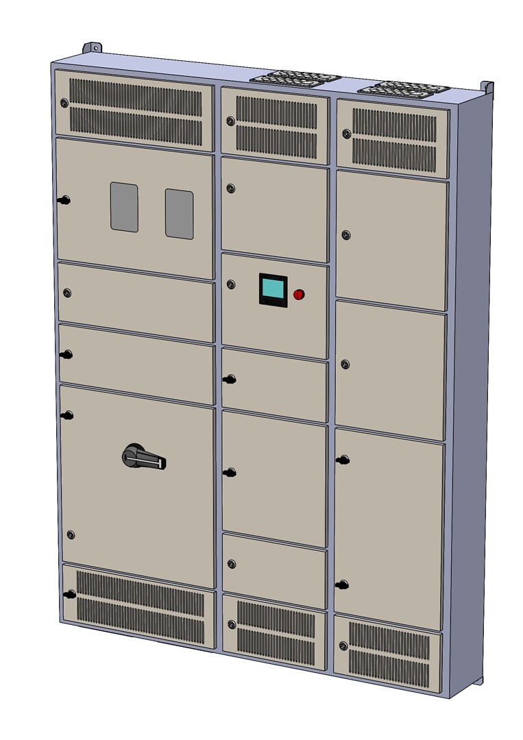 Latauskeskus, Ahma LKM16412X (100A / 125A / 160A), lähdöt 40A