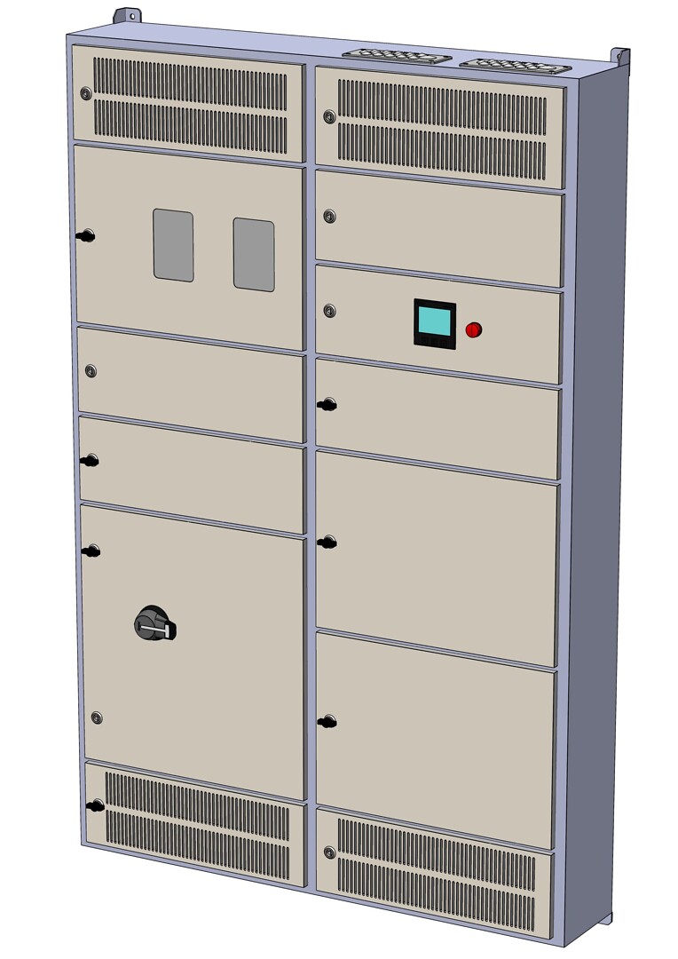 Latauskeskus, Ahma LKM16608X (100A / 125A / 160A), lähdöt 63A