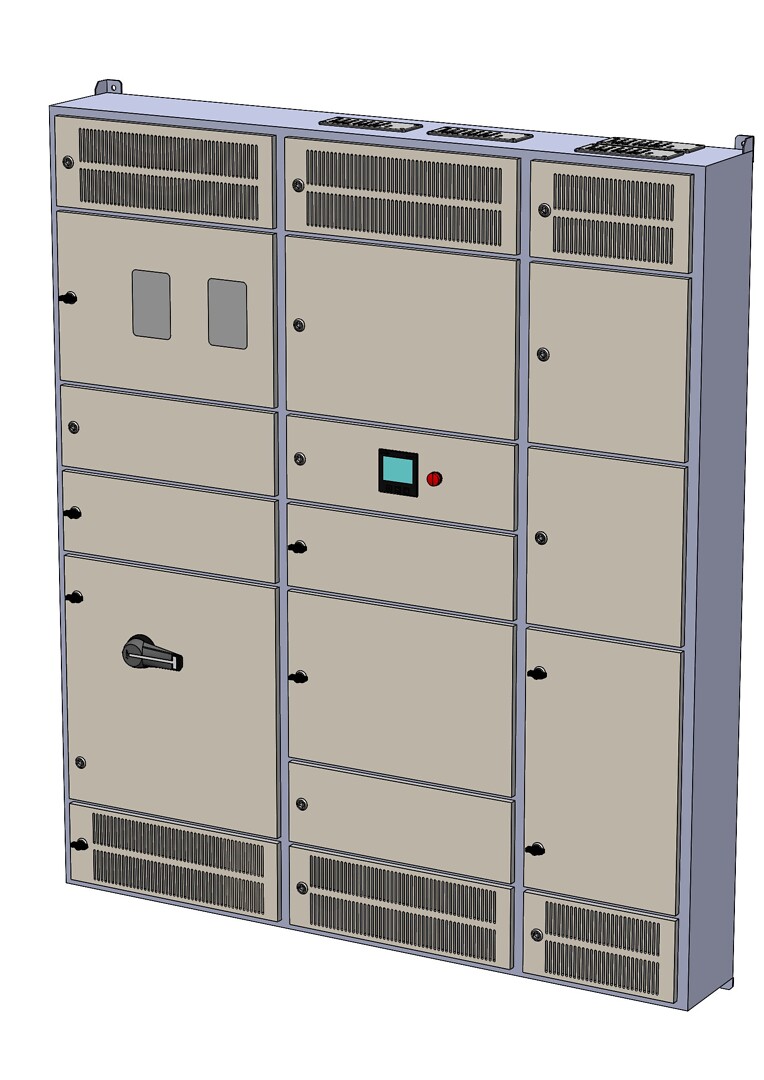Latauskeskus, Ahma LKM25324VX (160A / 200A / 250A), lähdöt 32A (VVSK)