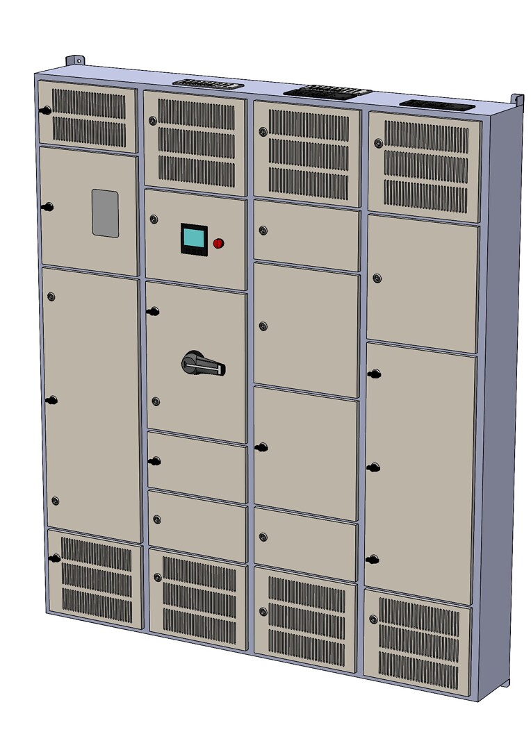 Latauskeskus, Ahma LKM40616X (250A / 315A / 400A), lähdöt 63A