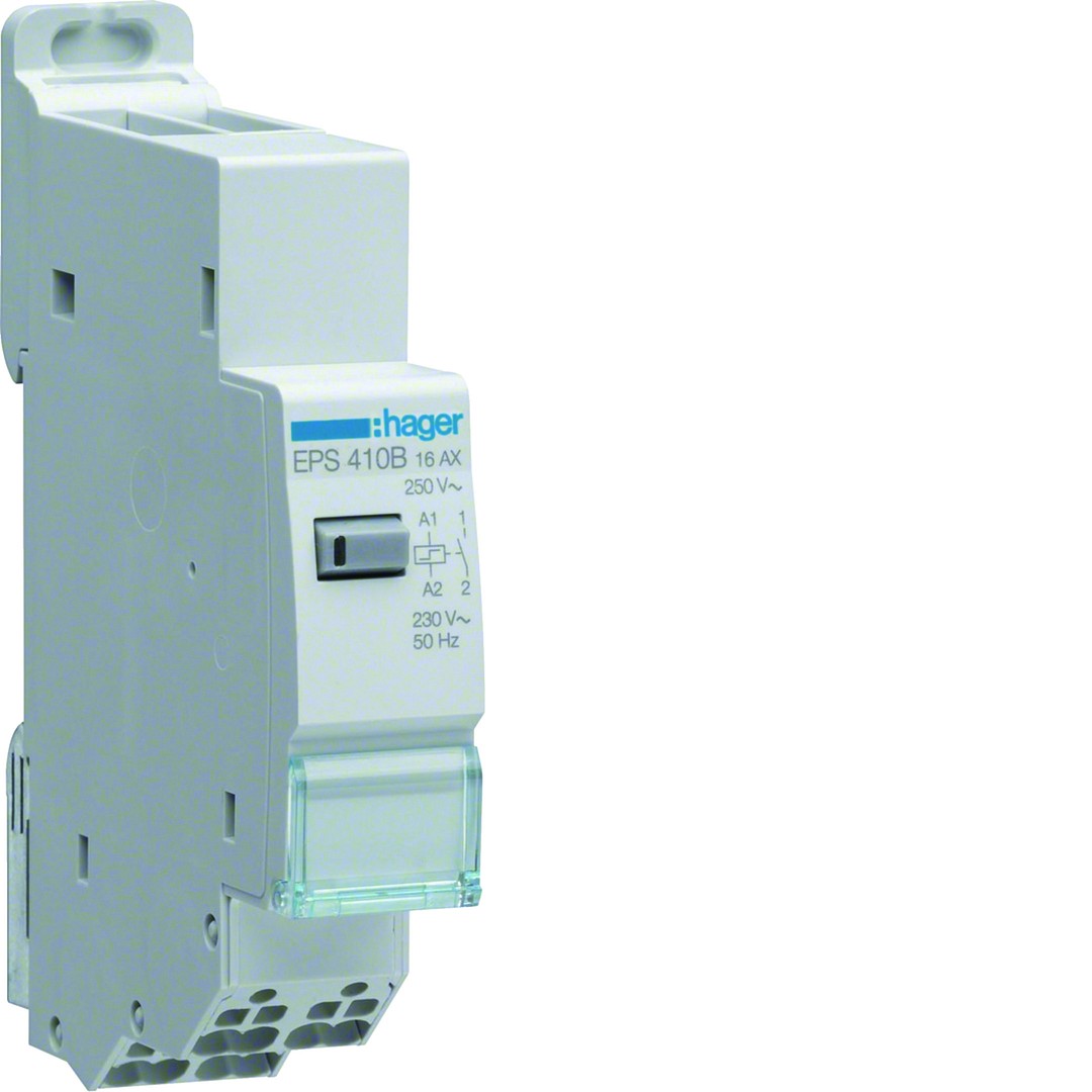 Elektroninen sysäysrele 1s 16A kela 230VAC, QuickConnect