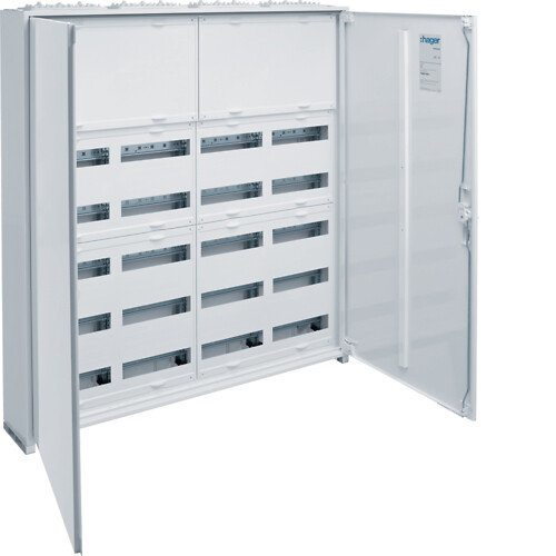 Moduulikotelo pinta-asennus,univers, IP44, 240 moduulia, rivil., 1100x1050x161mm