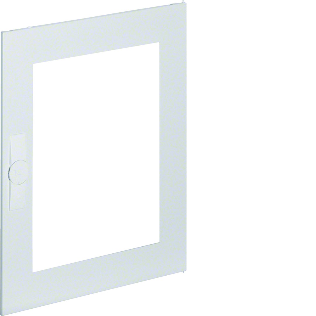 Ovi salvalla, univers, oikea, ikkunalla, RAL 9010, kotelolle IP44, 650x550mm