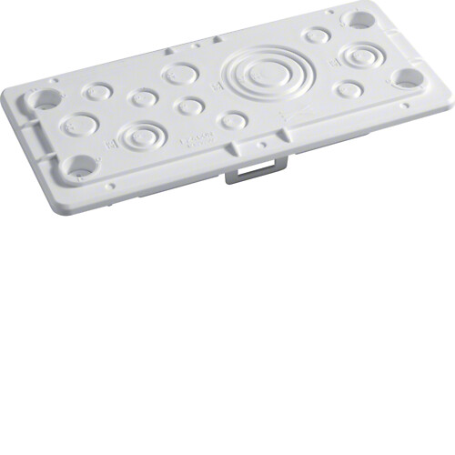Läpivientilaippa, univers, IP44/54, 6 x M16, 2 x M20, 2 x M16/25 1 x M25/40/50