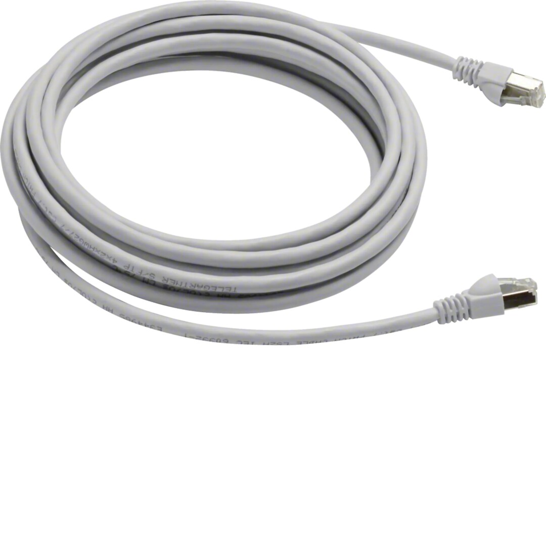 Välikaapeli RJ45 Cat6A suojattu S/FTP AWG27/7 500MHz halogeeniton 5m