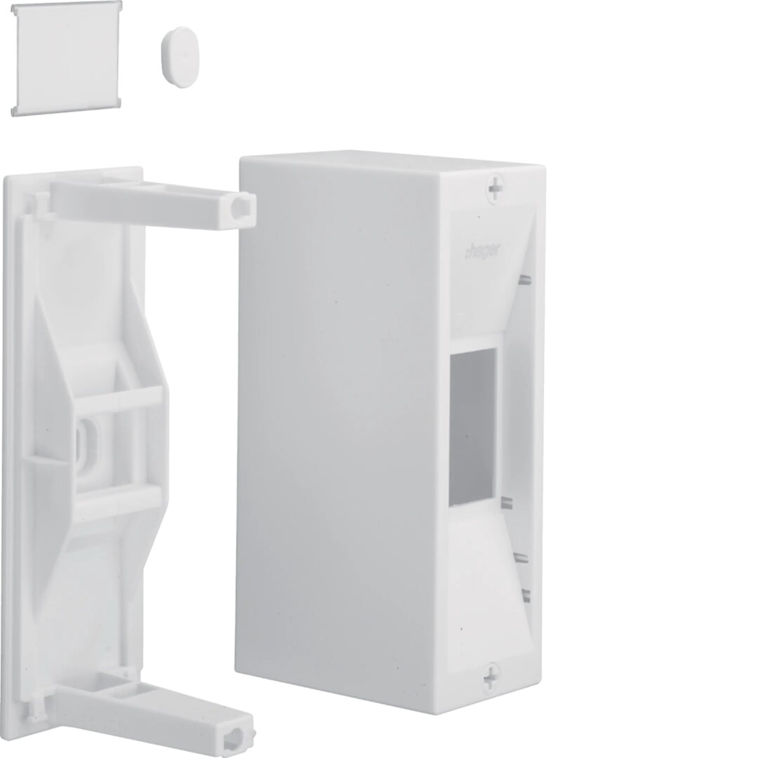 Moduulikotelo pinta-asennus gamma 2 moduulia IP30 puhtaanvalkoinen