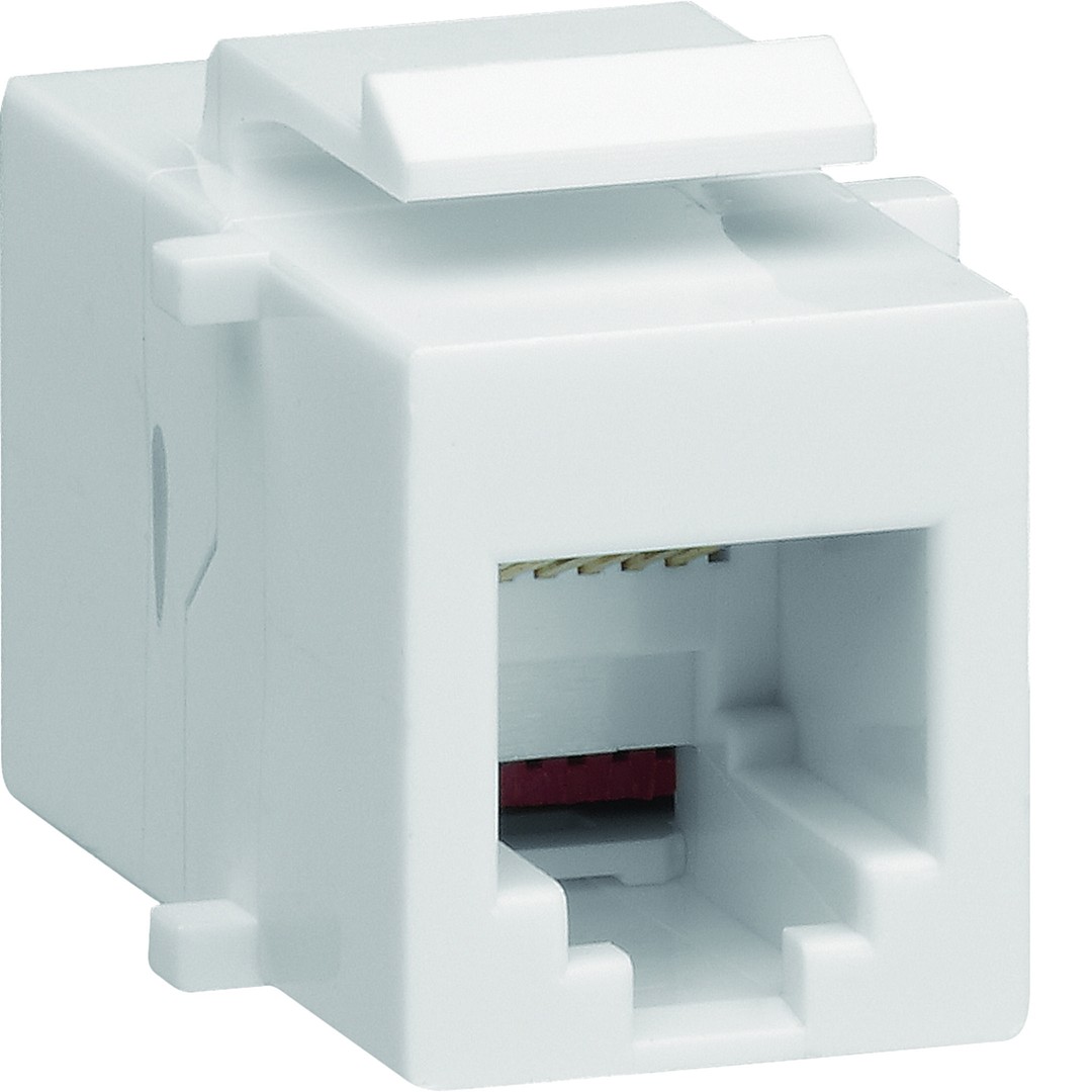 Liitinmoduuli RJ12 Cat3 suojaamaton 6(6) Keystone, halogeeniton