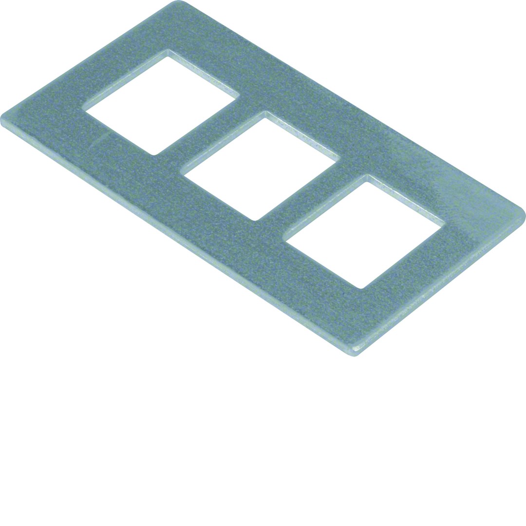 Asennuslevy rasioille GTVD300/GTVD200 3x RJ45 19.3×14.8 Keystone