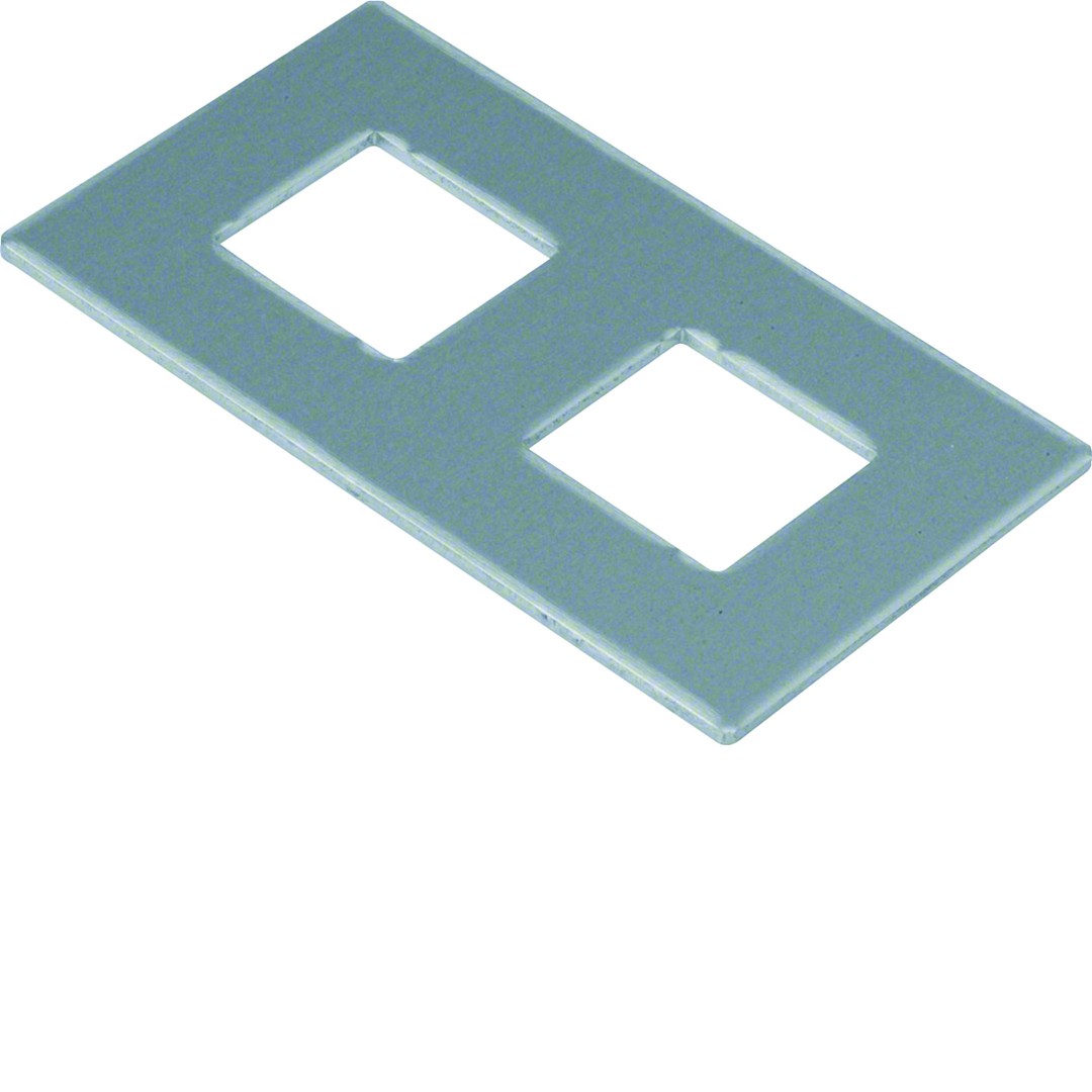 Asennuslevy rasioille GTVD300/GTVD200 2x RJ45 17.2×18.3 Actassi