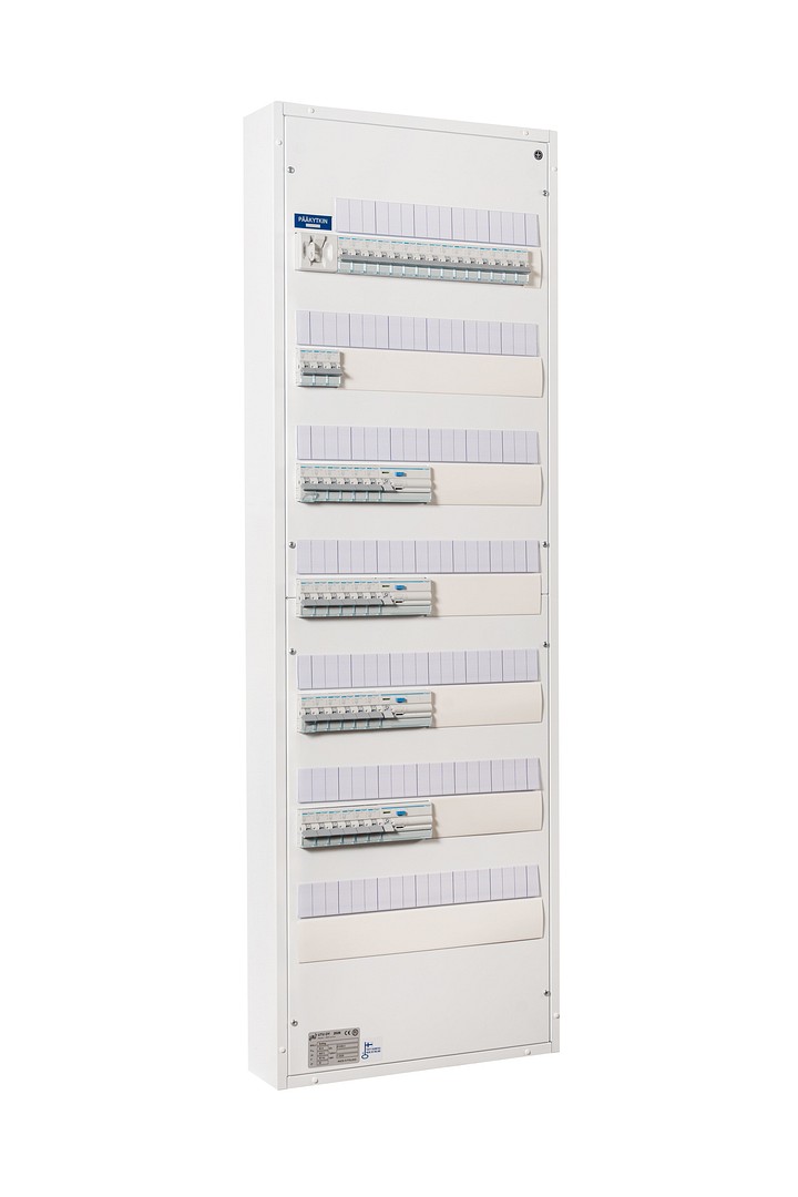 Ryhmäkeskus IP30 pinta/uppo In=50A, JSK 18xC10A+24xC16A, 4xVVSK