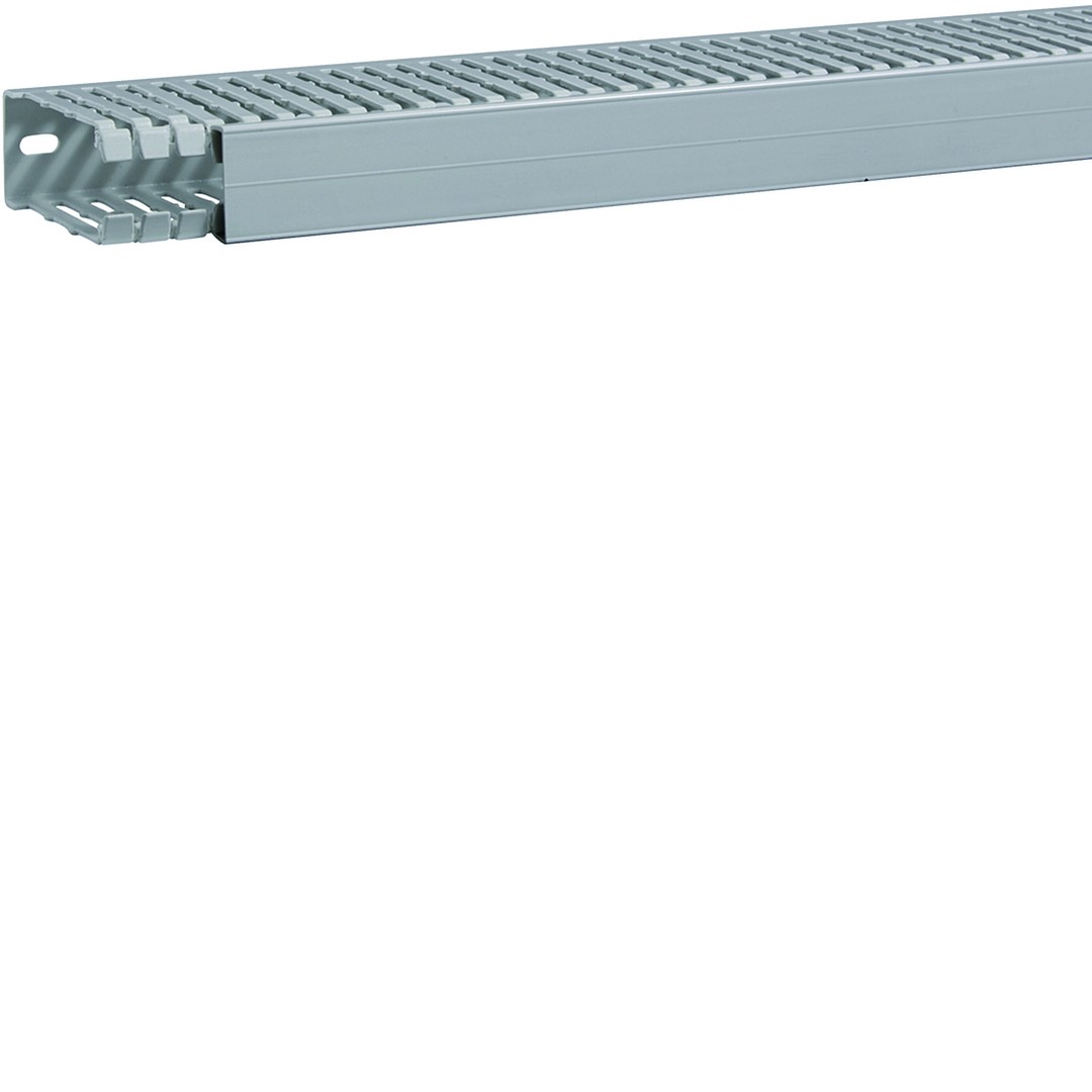 Johdotuskouru PC/ABS halogeeniton HA7 100x40mm vaaleanharmaa