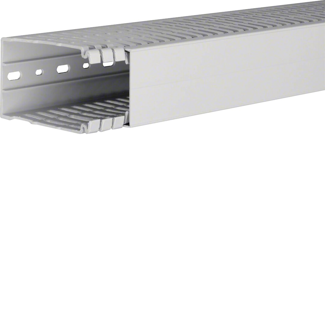 Johdotuskouru PC/ABS halogeeniton HA7 100x60mm vaaleanharmaa