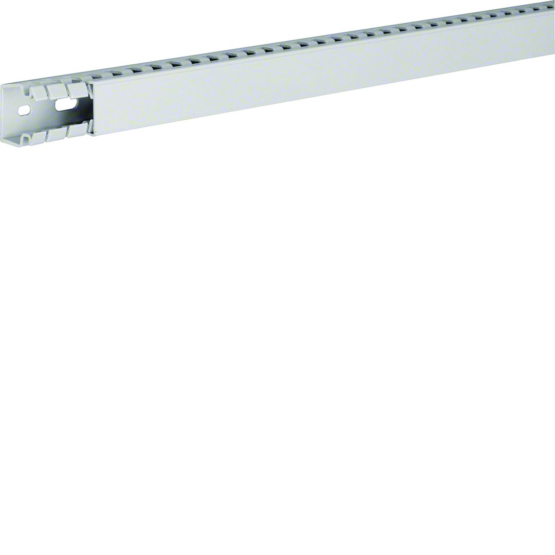 Johdotuskouru PC/ABS halogeeniton HA7 25x25mm vaaleanharmaa