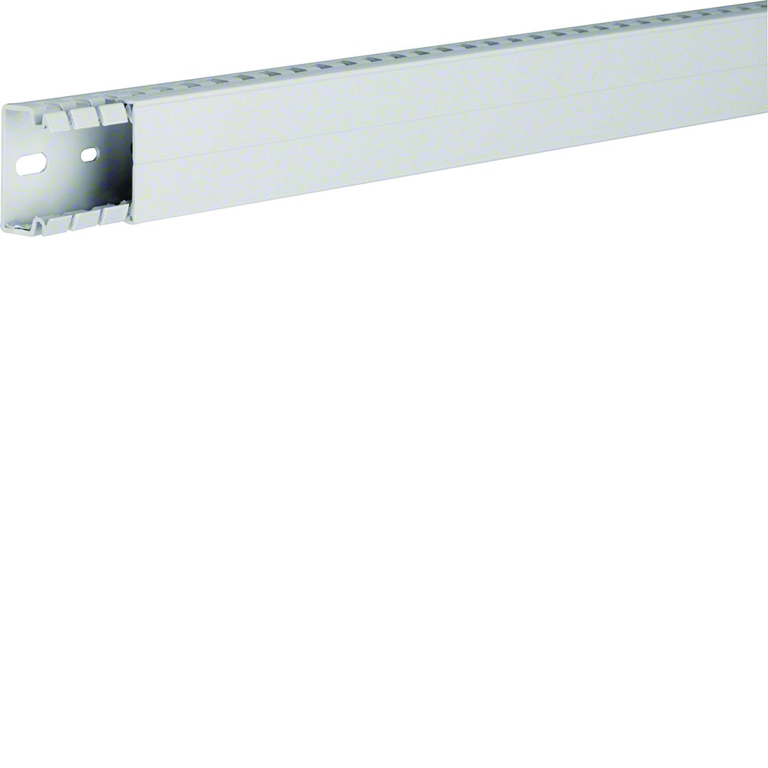 Johdotuskouru PC/ABS halogeeniton HA7 25x40mm vaaleanharmaa