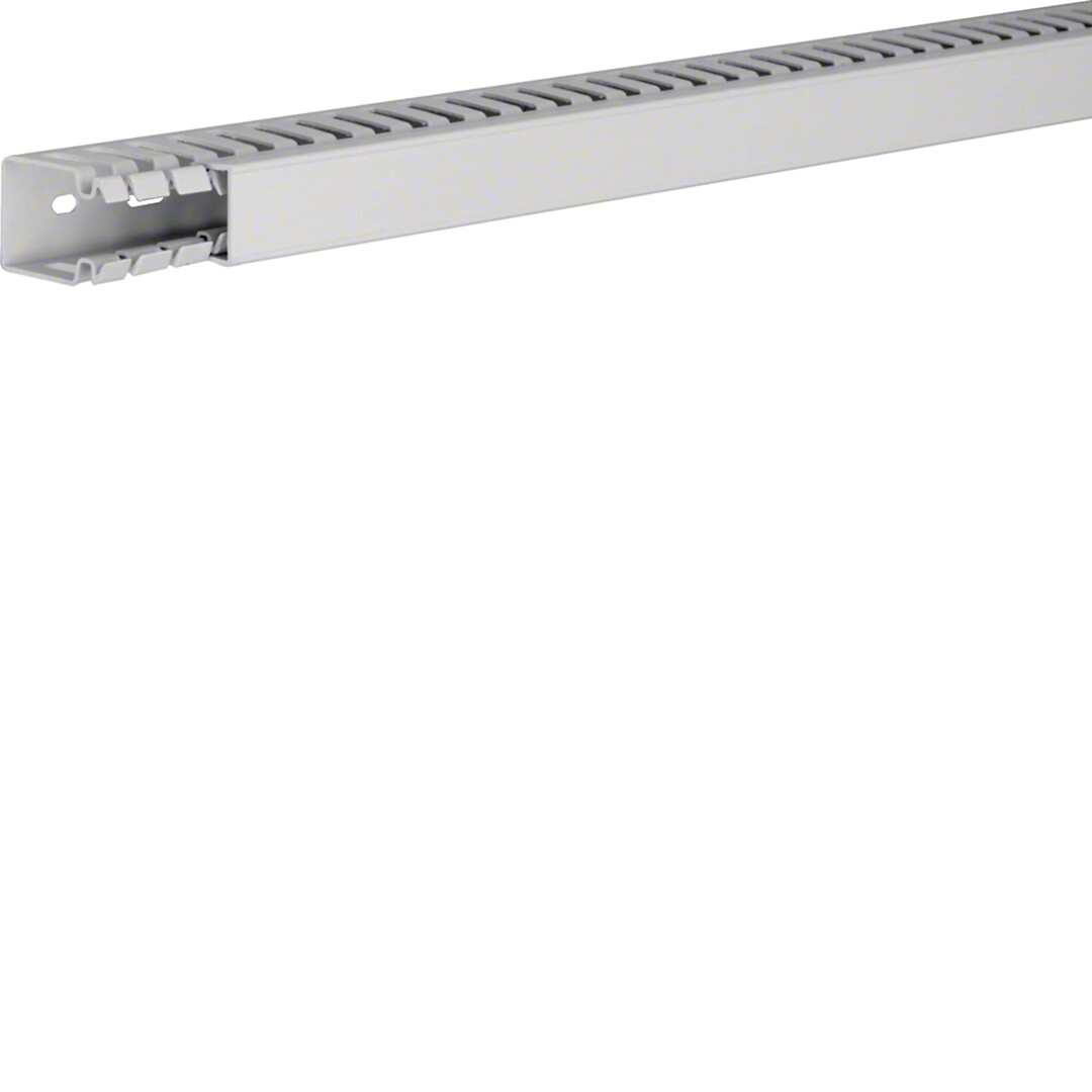 Johdotuskouru PC/ABS halogeeniton HA7 40x25mm vaaleanharmaa