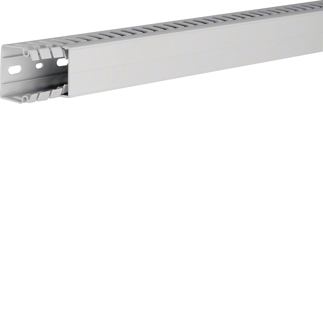 Johdotuskouru PC/ABS halogeeniton HA7 40x40mm vaaleanharmaa