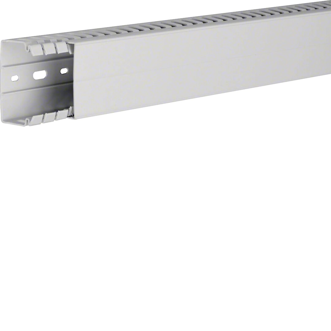 Johdotuskouru PC/ABS halogeeniton HA7 40x60mm vaaleanharmaa