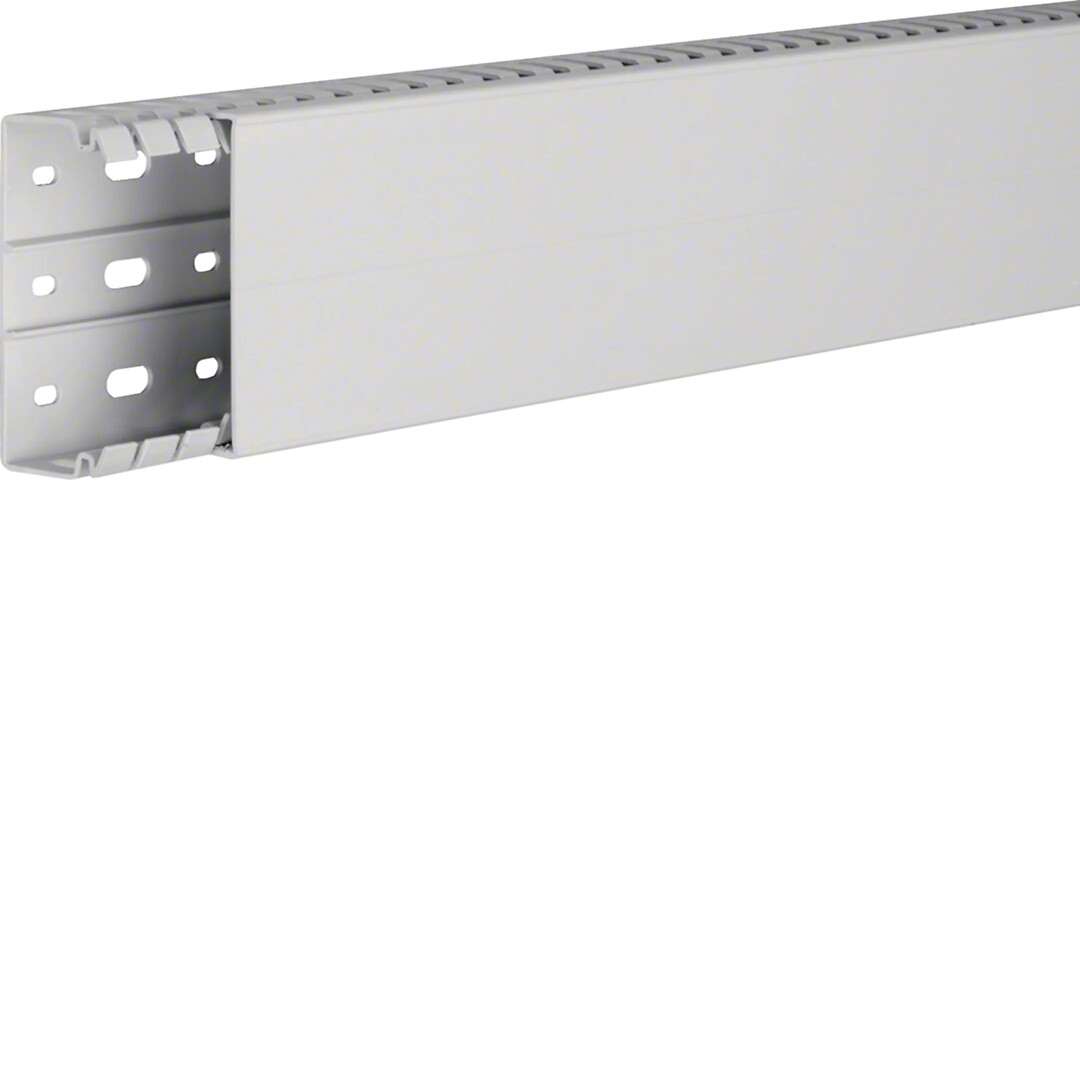 Johdotuskouru PC/ABS halogeeniton HA7 40x80mm vaaleanharmaa
